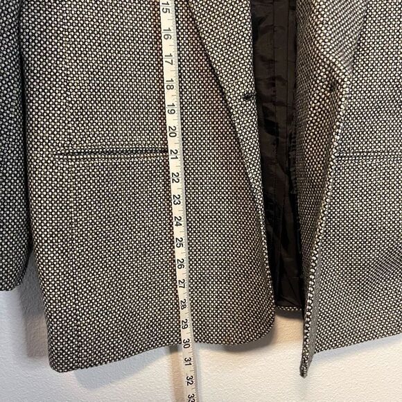 Vintage Requirements Polka Dot Textured Blazer Size 16 - Picture 4 of 6